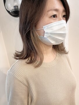 ピノリコ Hair&make pinorico 大人ベージュインナーカラー