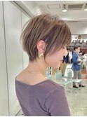 大人可愛い20代30代40代前下がりショート_ボブ【GRAFF蔵前】