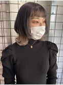 ウルフカット×インナーカラー