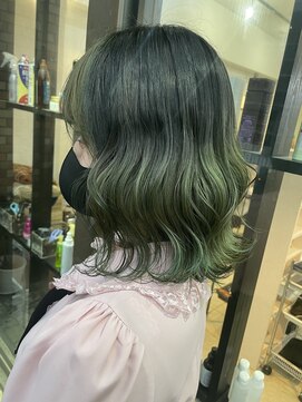 ラビス 浦和(Lovis) デザインカラー/レイヤーカット/ウェットヘア/夏のヘアアレンジ