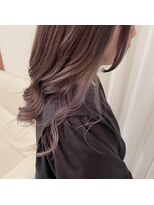 ヘアビータ 松前店(HAIR vita)&nbsp;【vita/ren】ロング×ダークグレー×シルバーグレージュ