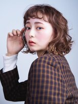 ユニックス モザイクモール港北店(UNIX)&nbsp;【UNIX港北店】ブリティッシュカールボブ#小顔#ニュアンスパーマ