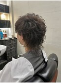 マッシュウルフ×インナーカラー