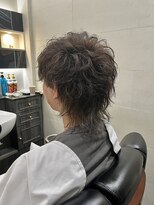 グレイスフル バーバープラチナム 六本木店(Graceful Barber platinum) マッシュウルフ×インナーカラー