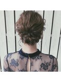 結婚式　ヘアセット