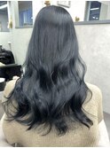 髪質改善カラー グレーブラック