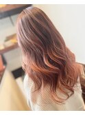 春ヘア！ピンクグラデーション！(20代)