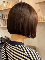ミルヘアデザイン(mil hair design)&nbsp;ミルクティーベージュダブルカラーインナーカラーショートボブ