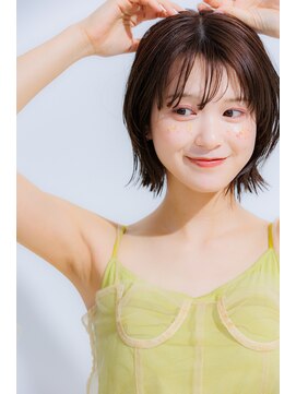 シロ 船橋(白silo) くびれミディ/ボブウルフ/軽めボブ/前髪ありミディ/ミディアム髪