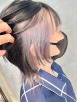 アコ(Aco)&nbsp;インナーカラー/シルバーベージュ/ショートウルフ