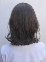 ニュイ 高槻 阪急茨木店(nui)&nbsp;黒髪ボブルフネビージュ小顔ワンレンスペインカール