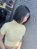 リリー ヘアーアンドビューティー(Lily) 黒髪ボブ