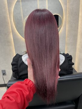 ルノン シェリー(LUNON cheliy) イメチェンヘアスタイルホワイトブロンド外ハネボブ美髪のススメ