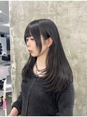 ハイライトカラーミルクティーベージュレイヤーカット