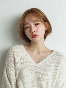 トクテ 吉祥寺(tokute) くびレイヤーエモージュグレージュカラーくびれショート/吉祥寺