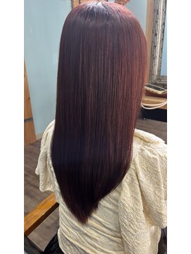 リブ バイ アベイル(LIB by Abeille) バーガンディー/レイヤーカット/髪質改善