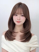 ジュイル ハラジュク(JEWIL HARAJUKU)&nbsp;働く大人女性の艶髪レイヤースタイル/ヘーゼルベージュ