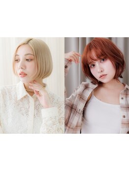 大宮駅30秒★ヒアルロン酸カラー\6864～/外国人風カラーにはインナーカラー,バレイヤージュ,ハイライトも♪