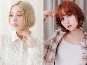 カバーヘア ブリス 大宮西口(COVER HAIR bliss)の写真/大宮駅30秒★ヒアルロン酸カラー¥6864~/外国人風カラーにはインナーカラー,バレイヤージュ,ハイライトも♪