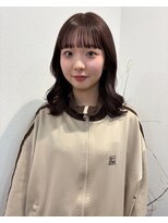 エフ ヘアーアンドリラクゼーション(F. hair & relaxation) 深みのあるレッドブラウンカラー