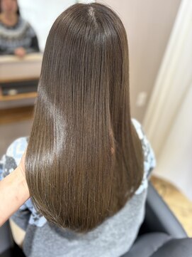 エヌ(enu) 透明感アッシュグレージュ