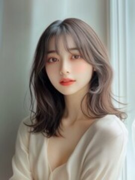 メル バイ ヘアサロン ニド(mer..by hair salon Nido) 韓国くびれミディ☆顔周りレイヤー