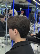 メンズヘアセンス 渋谷(MEN'S HAIR SENSE)&nbsp;ニュアンスパーマ/センターパート/メンズ/眉毛/フェザーパーマ