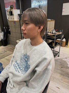 ハイセンス(HISENSE) メンズカラーミルクティーベージュシースルーマッシュ【GIA】