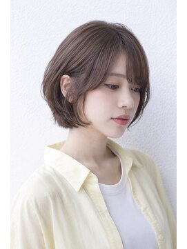 ワゴンバイアフロート(Wagon by afloat) ナチュラルショートボブ×耳掛けショート20代30代40代池袋