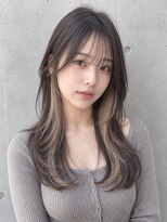 フレイムス ヘア アンド リラックス 高崎駅西口店(Frames hair&relax)&nbsp;20代30代40代★大人可愛いインナーカラーくびれロングヘア