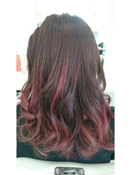 髪技空間アノン(anon) グラデーションカラー