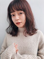 ガーデントウキョウ(GARDEN Tokyo)&nbsp;【GARDEN 田中麻由】ニュアンスウェーブパーマ×カシスカラー