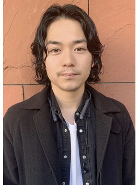 ネックス 表参道本店(nex) 【nex表参道】メンズセミロングウェーブ