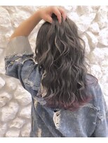 モアナ バイ ヘッドライト 沖縄豊見城店(Moana by HEADLIGHT)&nbsp;Moana豊見城#裾カラー#パープル#デザインカラー