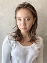 アイティー バイ アルバム 浦和店(IT by ALBUM) ノンカールミディ_クールショートピンクベージュボブルフ_37932