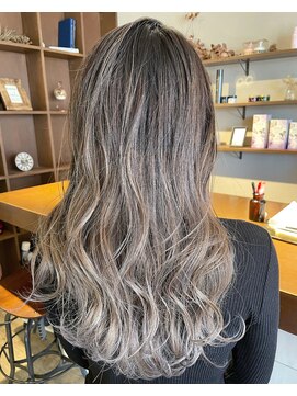 ヘアーアンドライフ ドア(hair&life Door) エアタッチバレイヤージュ×グラデーション