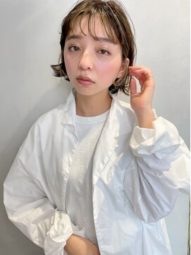 レトン 銀座(leton) ボブ/オリーブグレージュ/マッシュショート[東銀座/銀座]