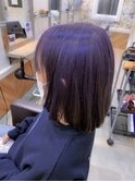 おしゃれ可愛いボブ＋バイオレットカラー