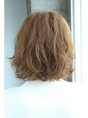 ゆるふわボブにイルミナカラーベージュ+髪質改善×北浦和