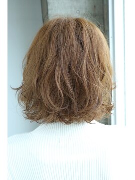 クート 北浦和(ku-to) ゆるふわボブにイルミナカラーベージュ+髪質改善×北浦和