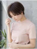 前髪なし大人ショート20代30代40代【AIN.表参道】川原大地