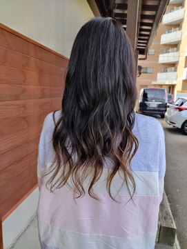 ヘアリゾートハピネス ブリーチなし☆グラデーションカラー