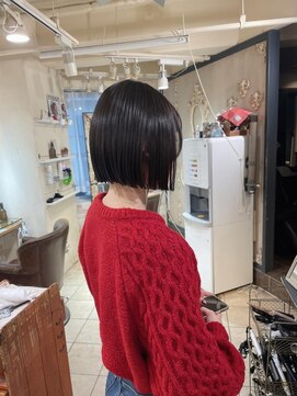 キャンバス バイ ネオリーブ 横浜西口(Canvas by neo.) ミニボブ/前下がりボブ/切りっぱなしボブ/sn