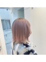 【翁長孝輔】透明感ホワイトラベンダーピンク/顔まわりレイヤー