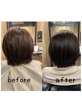 カミケンパセオ(kamiken.paseo) まとまる髪質改善ナチュラル若見えショート【カミケンパセオ】