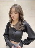 韓国レイヤー×hazel greige【韓国ヘア】