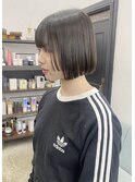 【tomomi*姫カット*ボブ*ミニボブ*カーキベージュ】