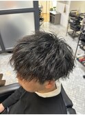 マッシュカット×ツイストスパイラル