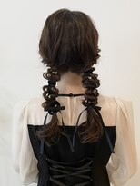 アヴェイル ヒロオ(a'vail Hiroo)&nbsp;今時ツインアレンジ × 編みおろしヘアセット