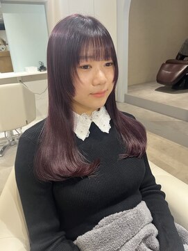 ワークスヘアー(WORKS HAIR) カシスパープル　フェイスレイヤー